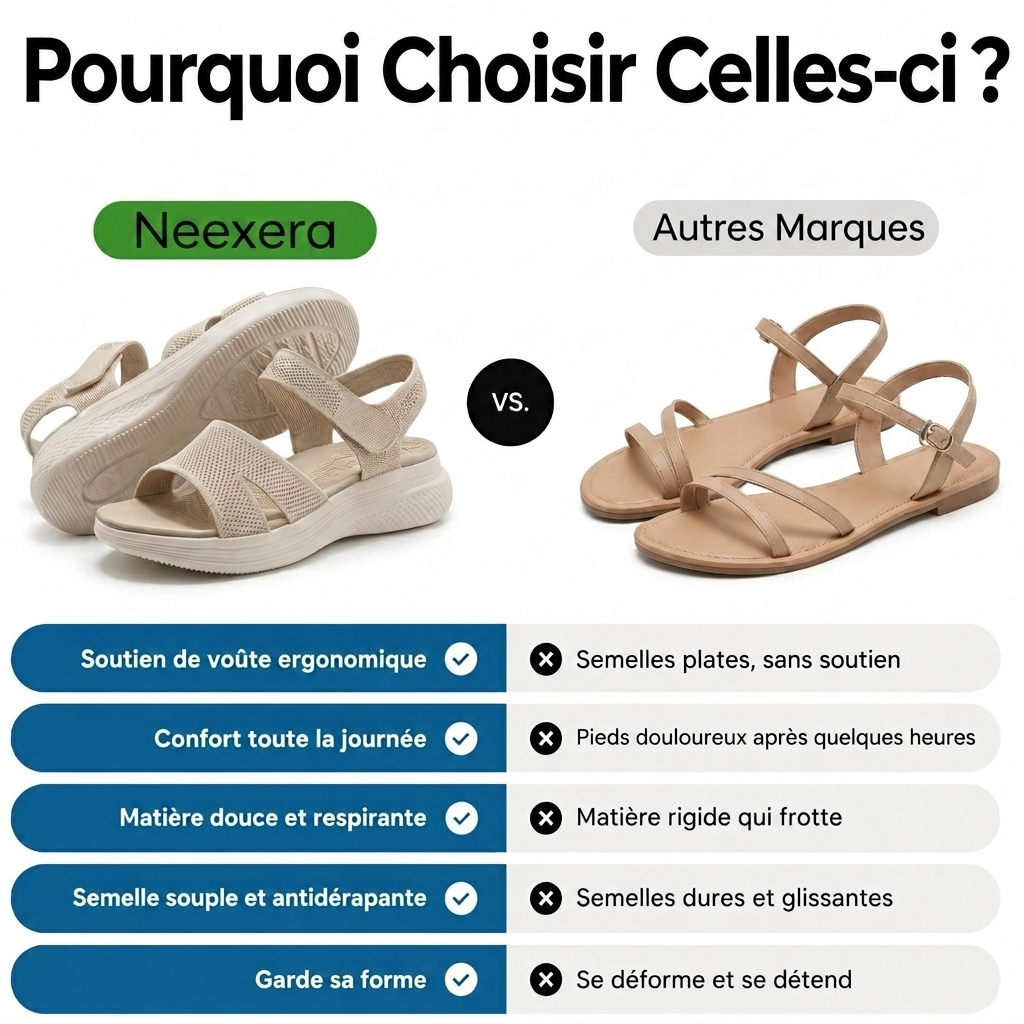 Sandales de marche larges et extensibles